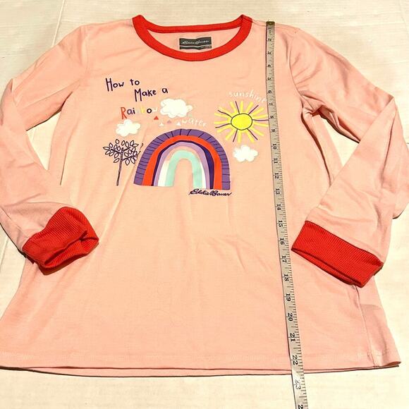 Eddie Bauer Bundle of Two (2) Pajama Tops Girls L Large 14-16 - Picture 4 of 5